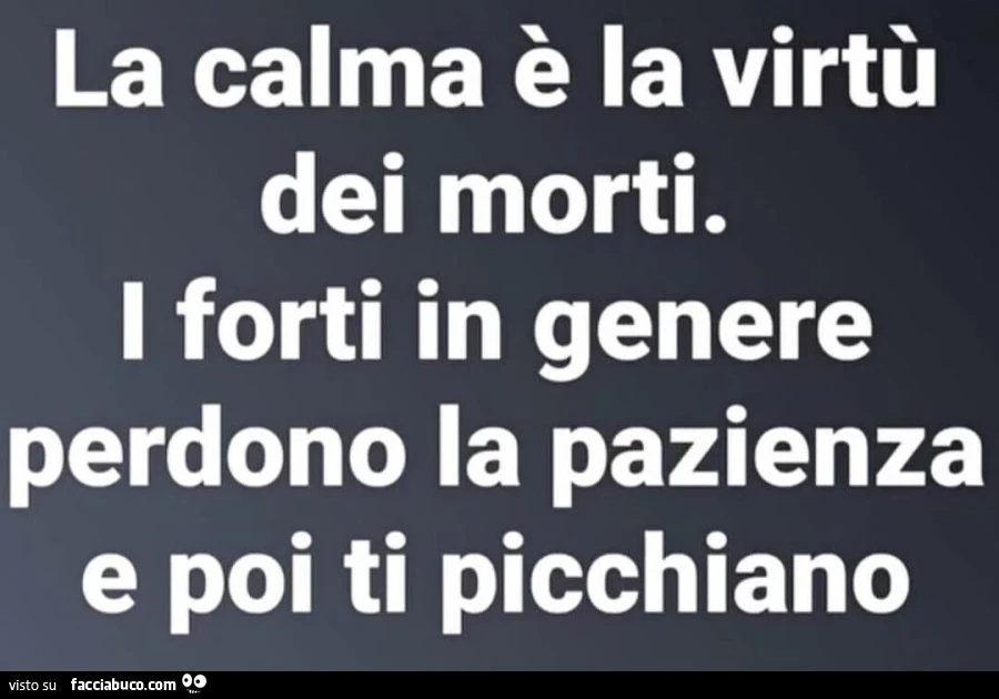La calma