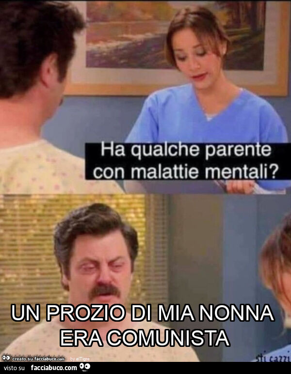 Un prozio di mia nonna era comunista