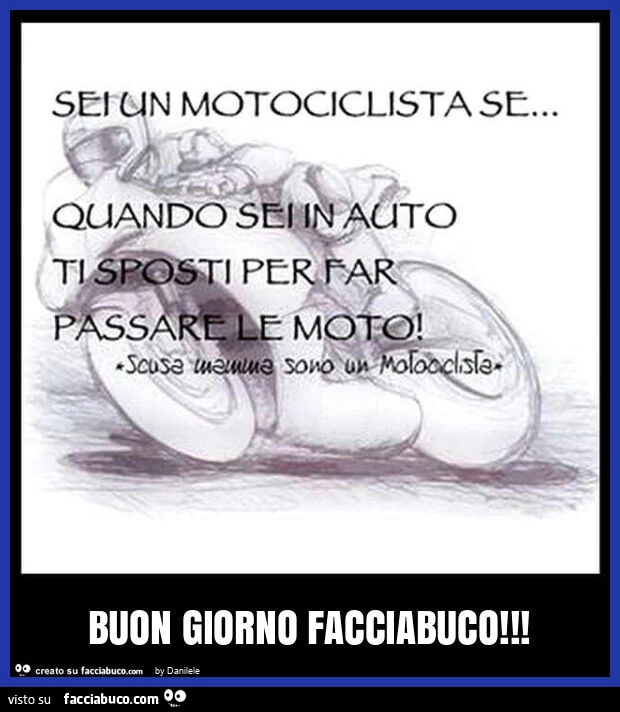 Buon giorno facciabuco