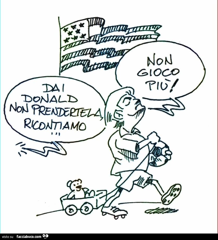 Non gioco più! Dai Donald non prendertela ricontiamo