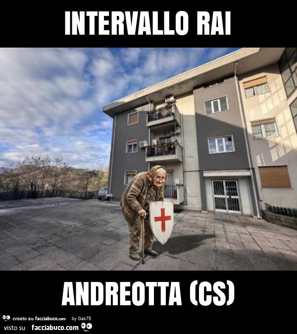Intervallo rai andreotta (cs)